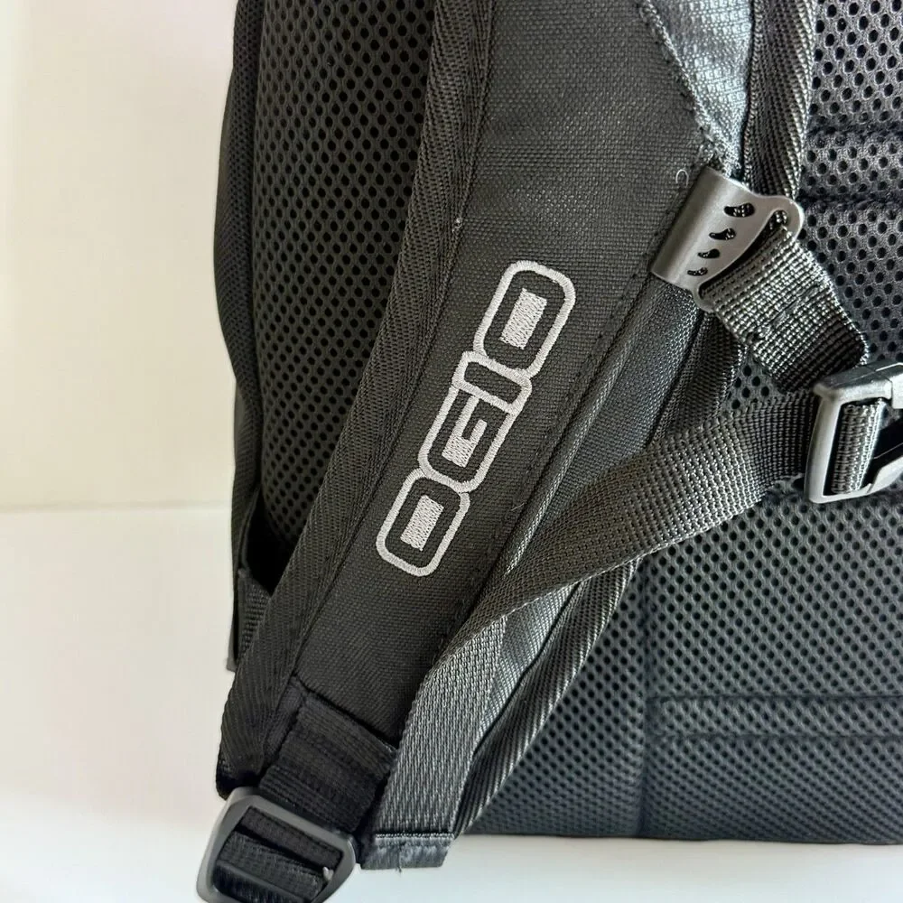 OGIO Logan Padded Backpack Laptop Bag 411092 Black w/INIZIO ENGAGE Logo - NWT